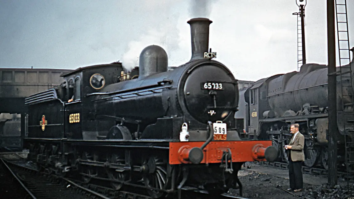 Steam engine J21 number 60533 in the 1960s