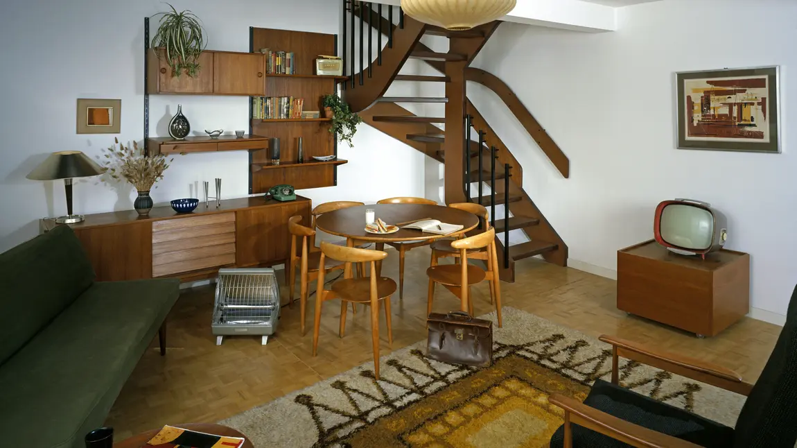 Geffrye Museum gets green light for transformational plan Display of a living room from 1965