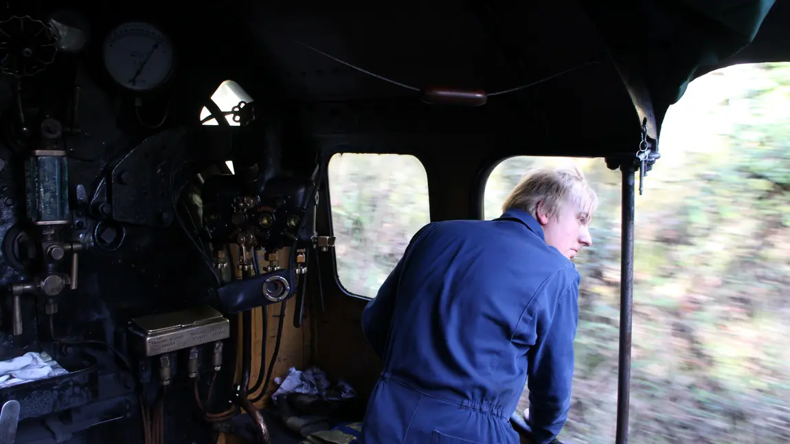 Railway apprentice Alex Luckham Railway apprentice Alex Luckham