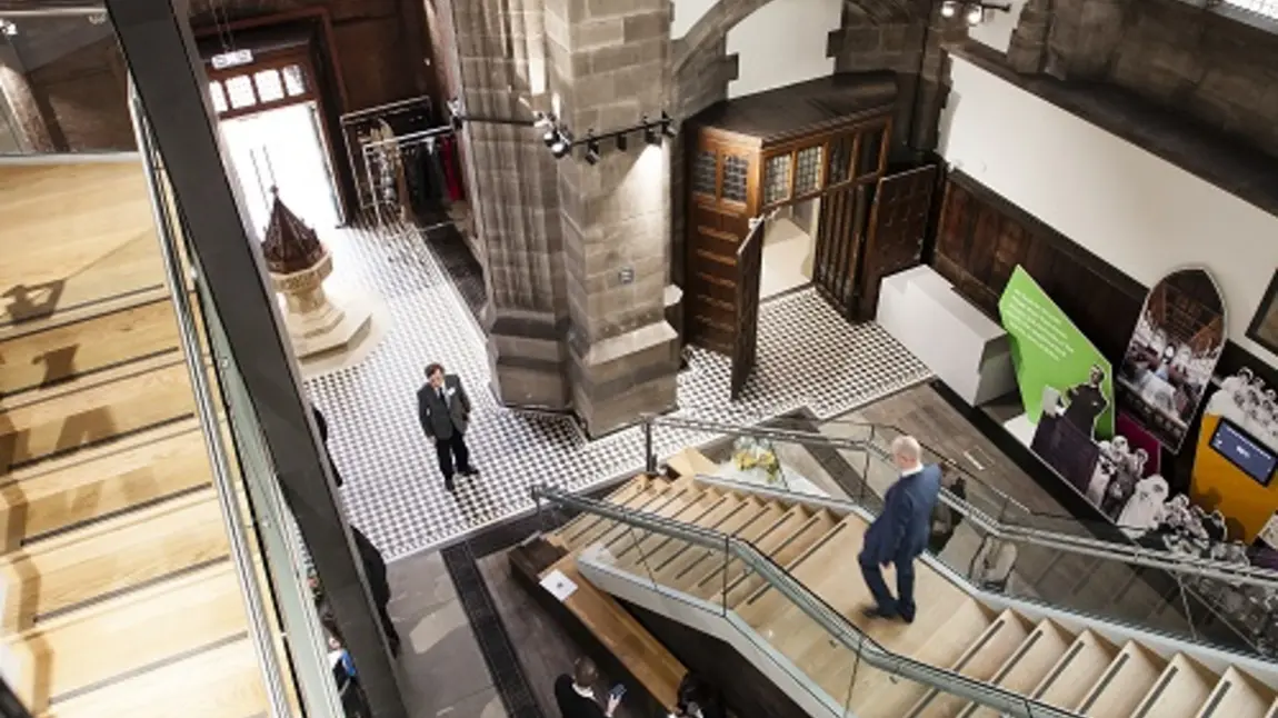 Aerial view of All Souls Bolton