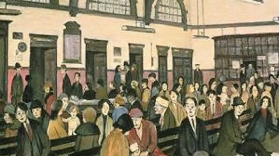 L S Lowry's 1952 painting Ancoats Hospital Outpatients' Hall