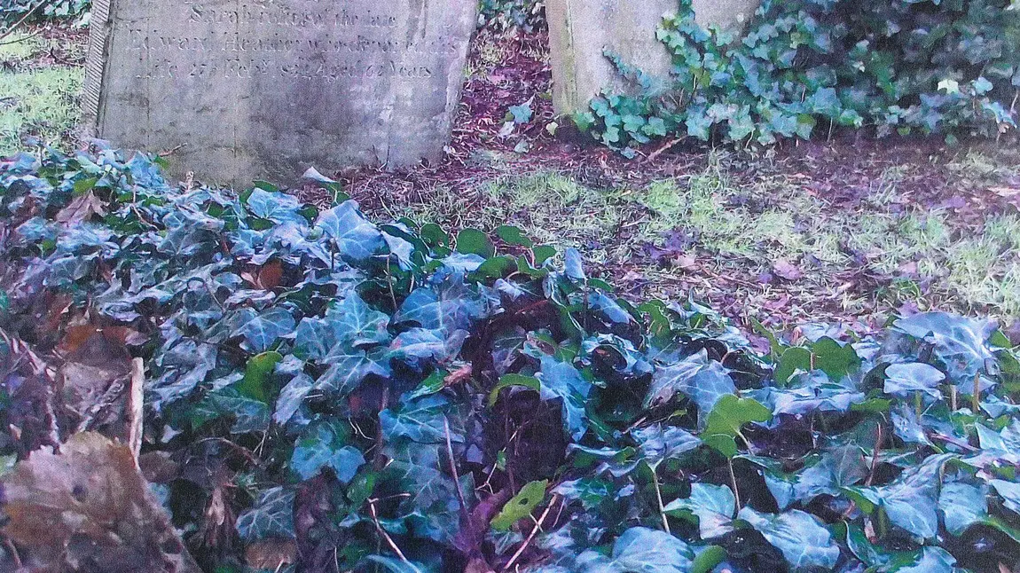 Historic gravestones at Clifton Street Cemetery, Belfast