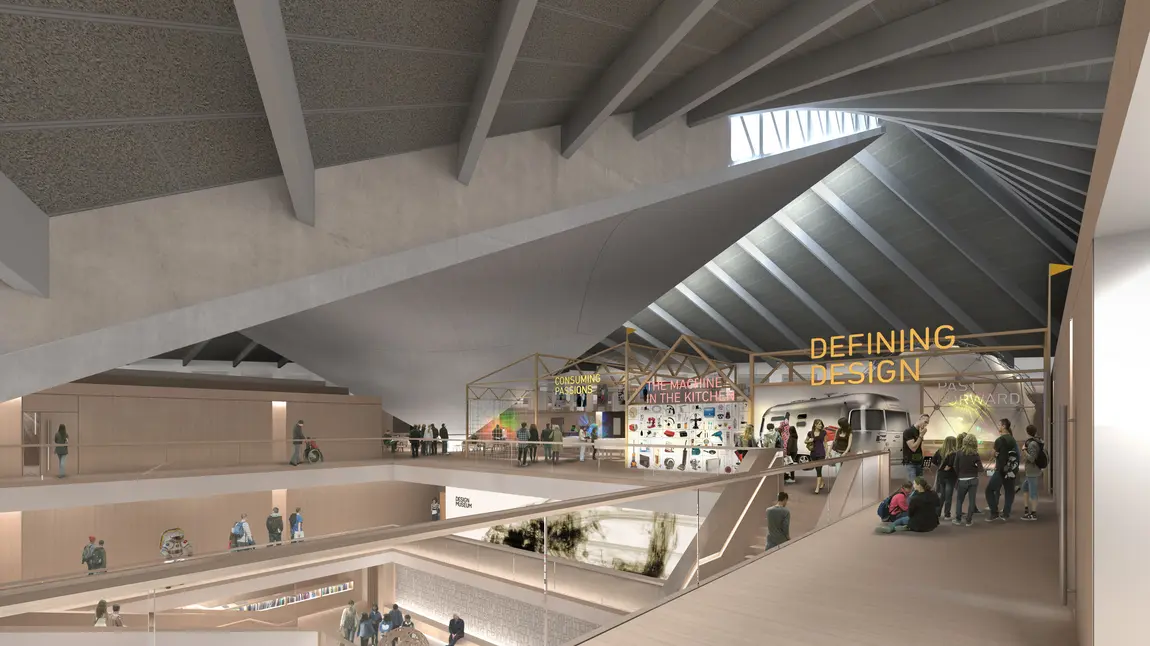 Artists impression of the Design Museum in Kensington 