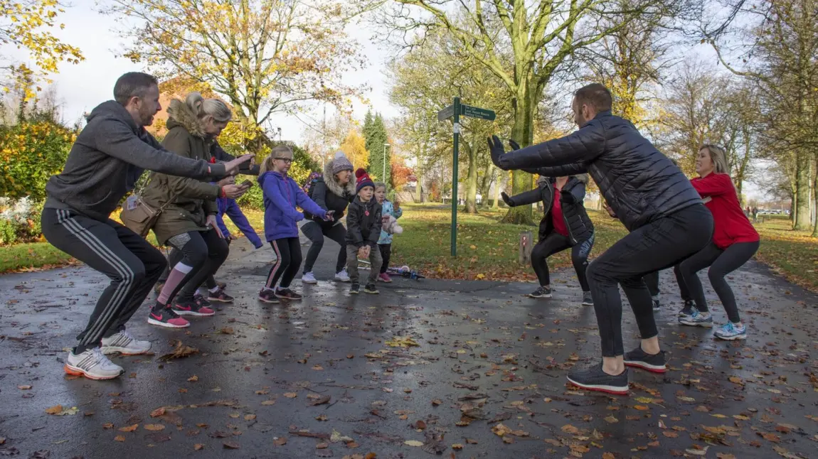 Exercising at historic trail that links Ashfield to Mansfield