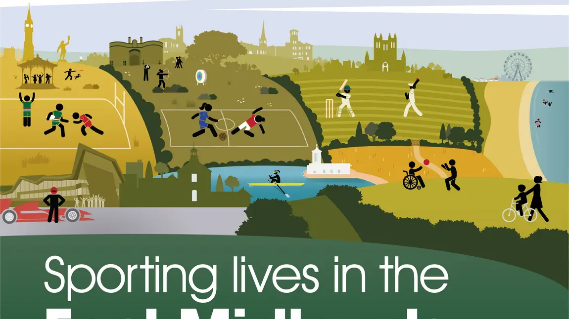 Sporting lives in the East Midlands campaign flyer