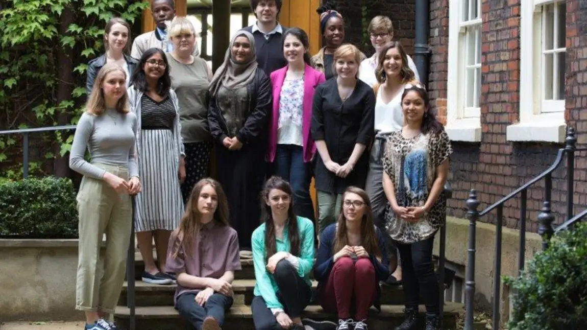 The Heritage Ambassadors gathered outside the Geffrye Museum