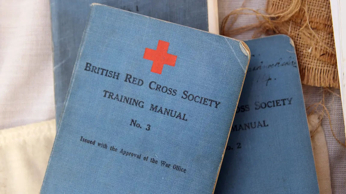 First World War era Red Cross Society training manual