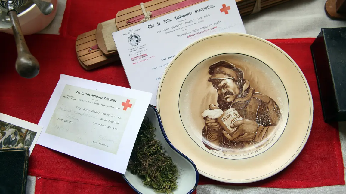 First World War artefacts from the Heritage Day Exhibition in Northallerton in March 2016
