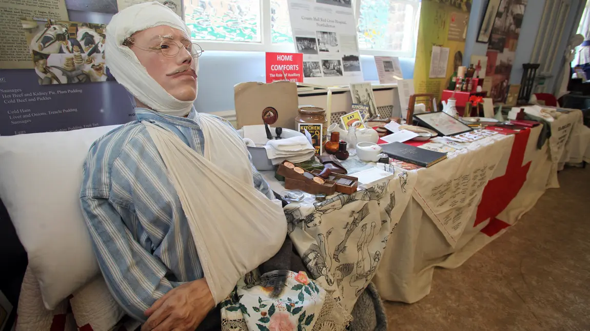 FWW artefacts at the Heritage Day Exhibition in North Yorkshire in March 2016