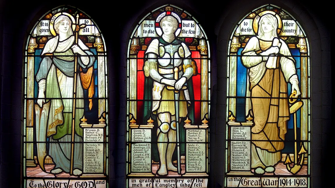 Lottery grant secures future of Langley memorial window Langley memorial window