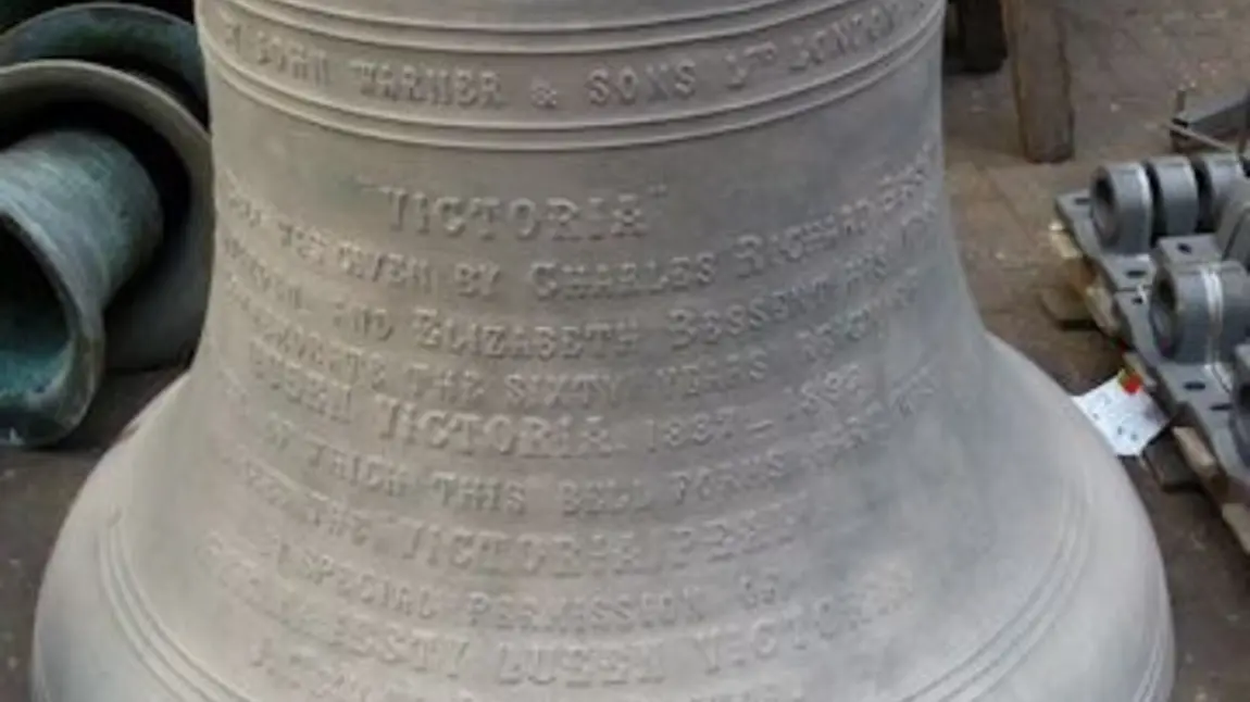 One of the bells due to be restored at the Church of St Goran 