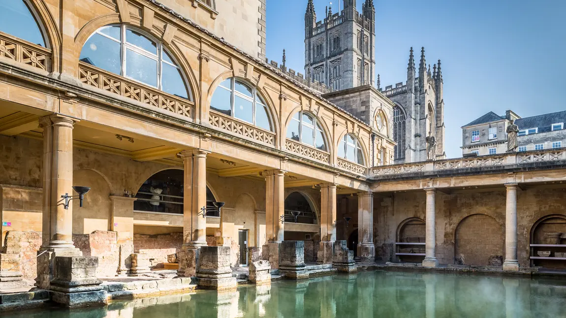 Great Bath and Bath Abbey Great Bath and Bath Abbey