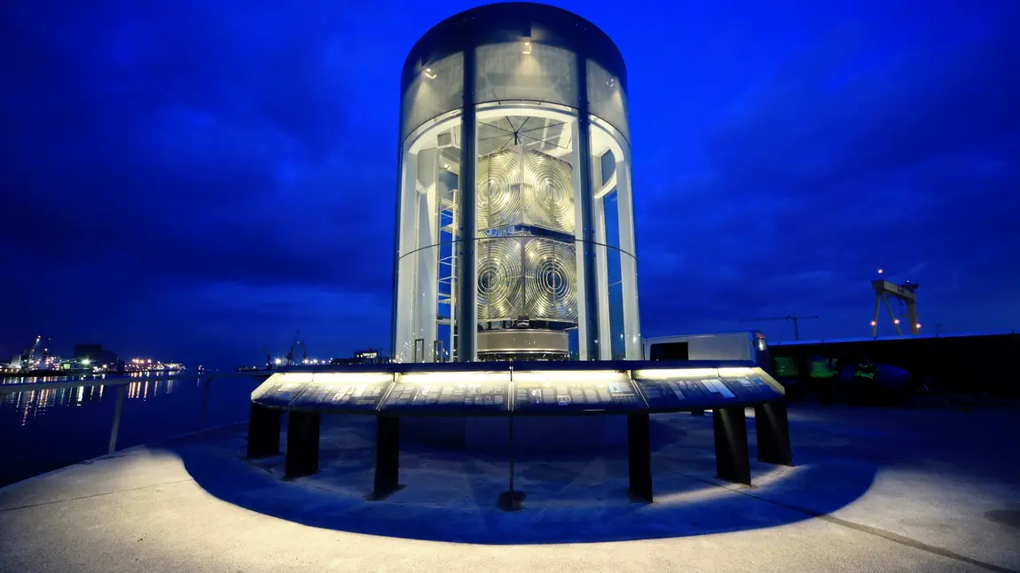 Great Light is the latest attraction unveiled in Titanic Quarter The Great Light has been modernised and converted to solar power