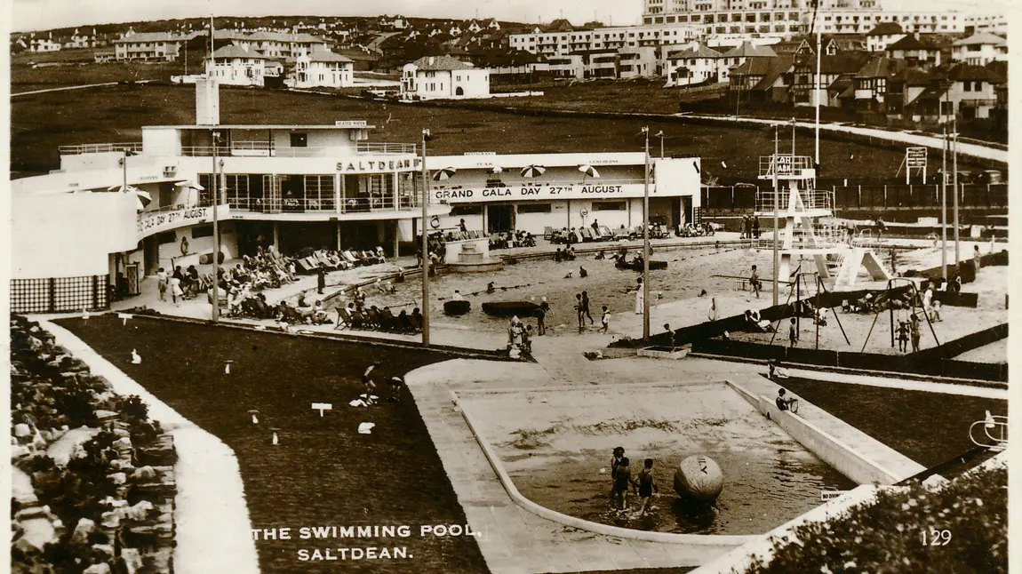 Saltdean Lido in its 30s heyday