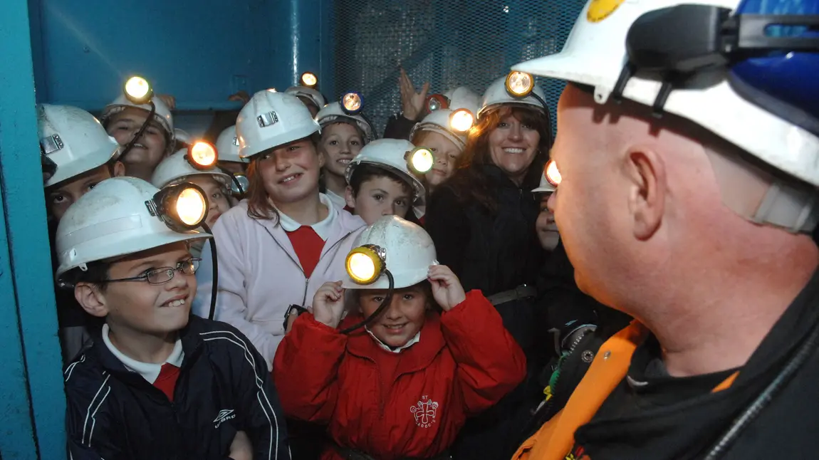 An opportunity to join our Welsh Committee Children experiencing the Big Pit Museum, Wales