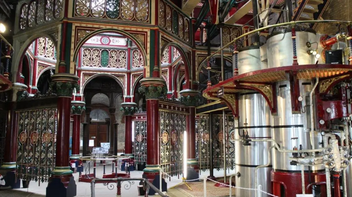 Ornate metalwork at Crossness Pumping Station