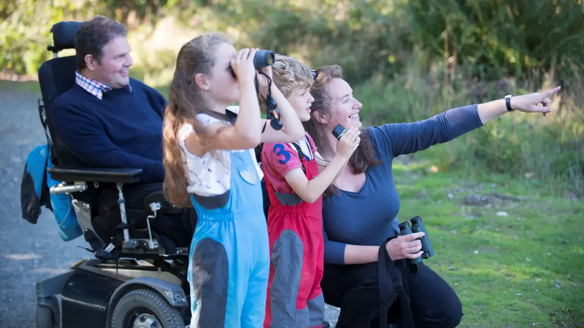 Miller-Smith family at RSPB Minsmere