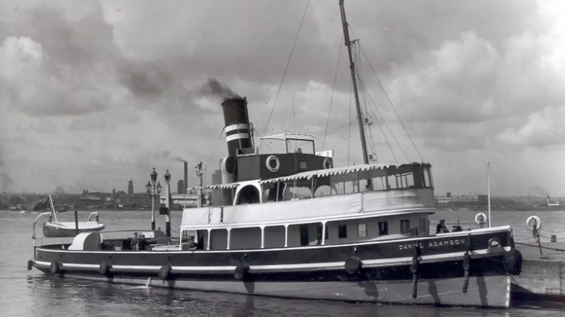 The Daniel Adamson in 1947 at Pier head The Daniel Adamson in 1947 at Pier head