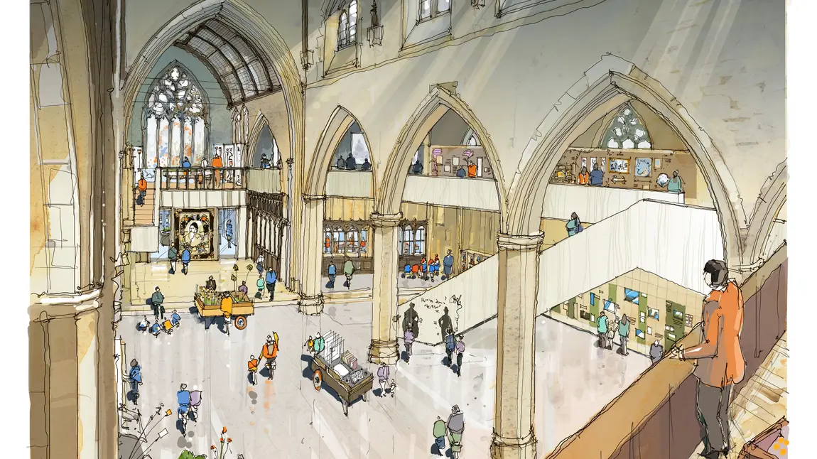 Garden Museum awarded grant of £3.5 million by Heritage Lottery Fund An artist's impression of the inside of the Garden Museum after redevelopment