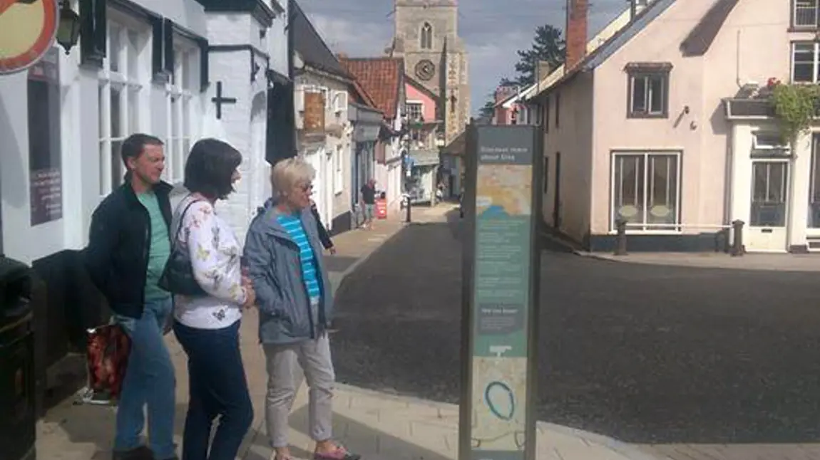 The historic town centre of Diss has been regenerated