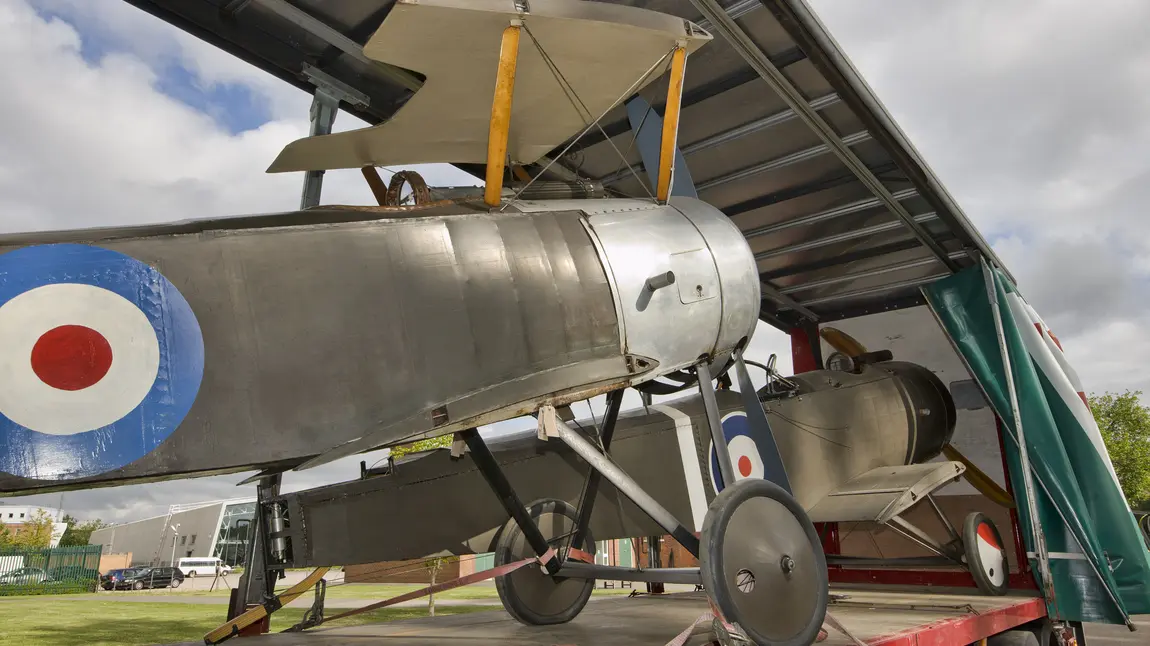 Sopwith Pup and Sopwith 1 ½ Strutter on display Sopwith Pup and Sopwith 1 ½ Strutter on display