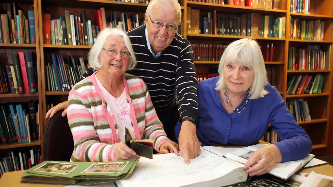 Norma and Brian Corner with Margaret Eason Norma and Brian Corner with Margaret Eason