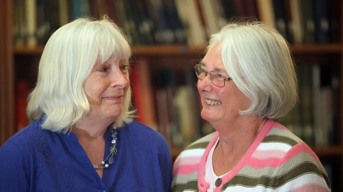 Margaret Eason and Norma Corner Margaret Eason and Norma Corner