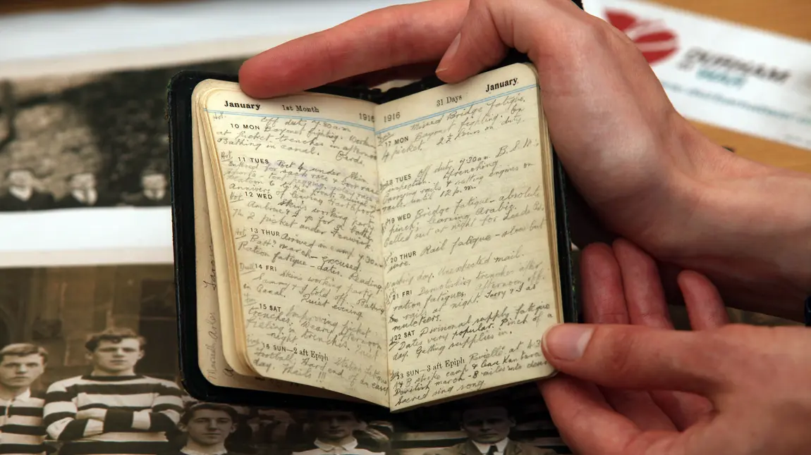 Arthur Corner's 1916 diary Arthur Corner's 1916 diary