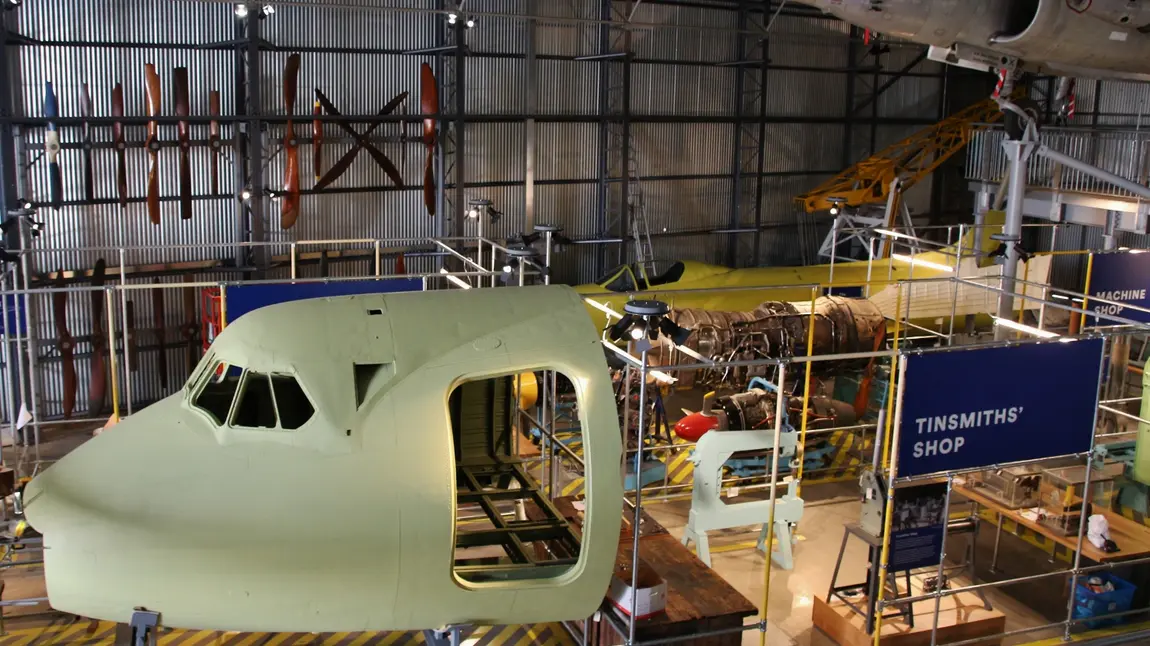 Brooklands Aircraft Factory and Flight Shed takes off Aircraft Factory Wellington Bomber