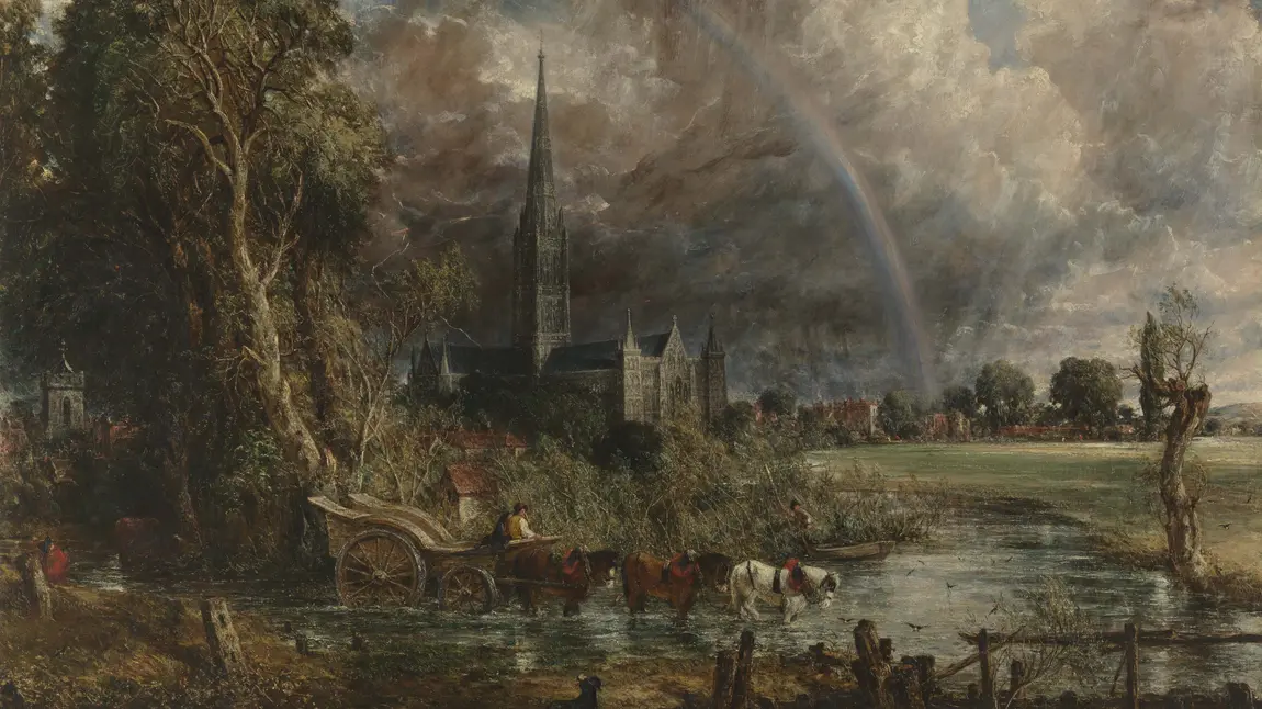 John Constable’s Salisbury Cathedral from the Meadows, exhibited 1831