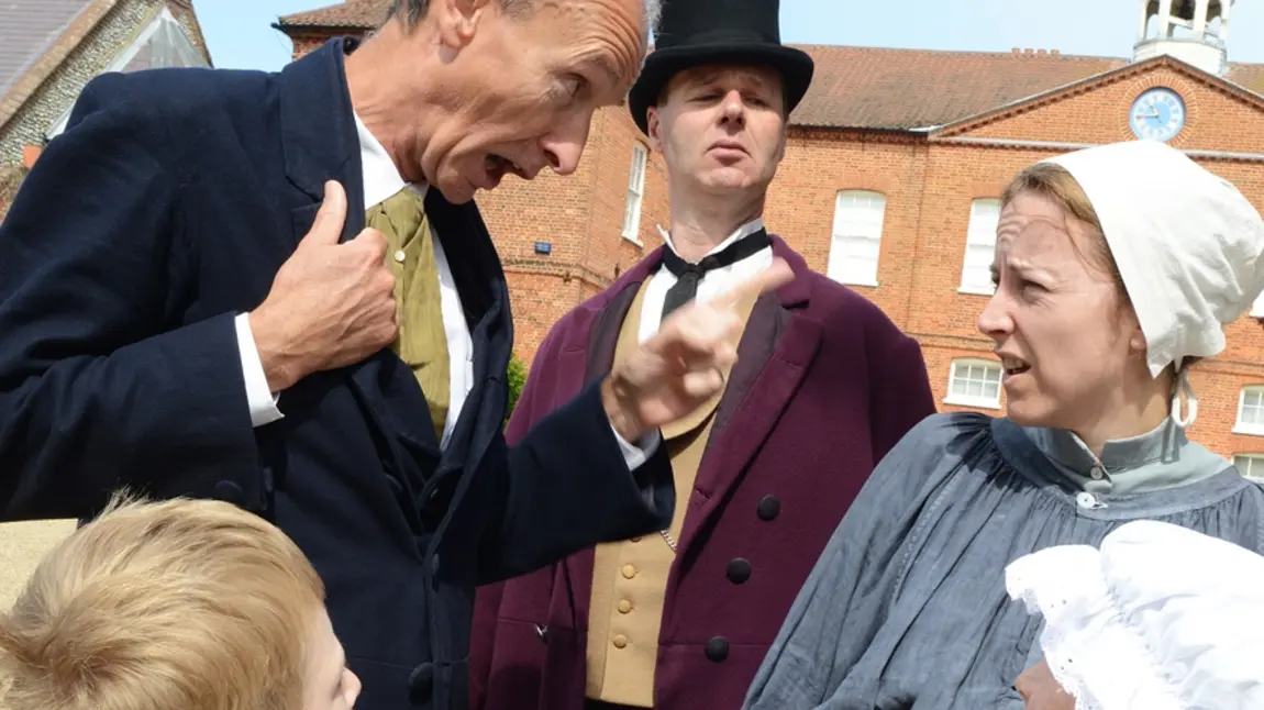 Reenactment of life at Gressenhall Farm and Workhouse