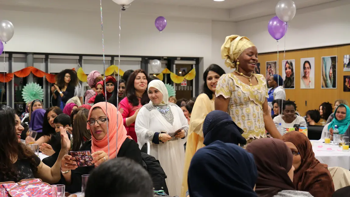 Celebrating shared experiences Women at a party