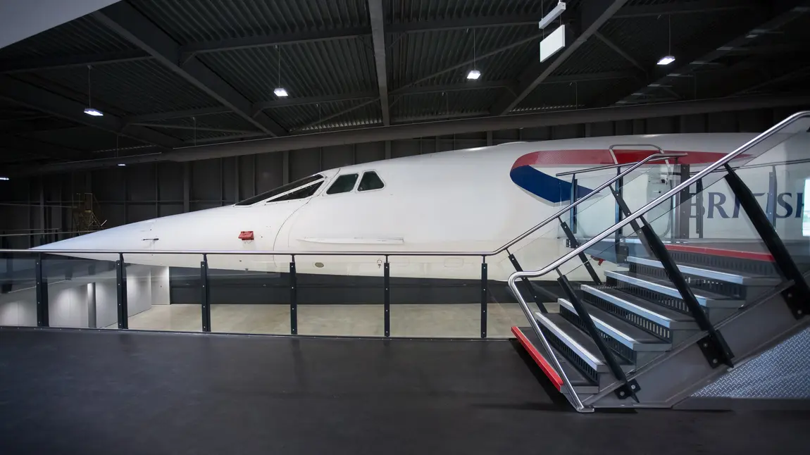 Concorde in its new home