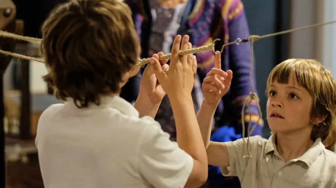 Bank Holiday fun! Dorset’s Bridport Museum welcomes back visitors Children making rope at Bridport Museum
