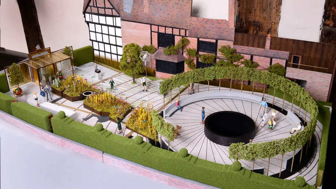 Shakespeare Birthplace Trust secures lottery grant to unlock the heritage of Shakespeare’s last home Model of Shakespeare's New Place