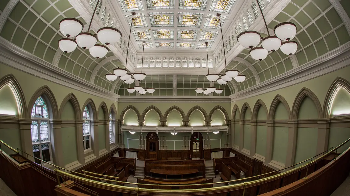 Inside Middlesbrough Town Hall