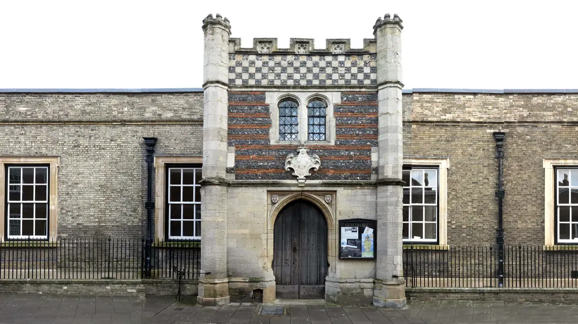 Front elevation on Bury St Edmunds Guildhall