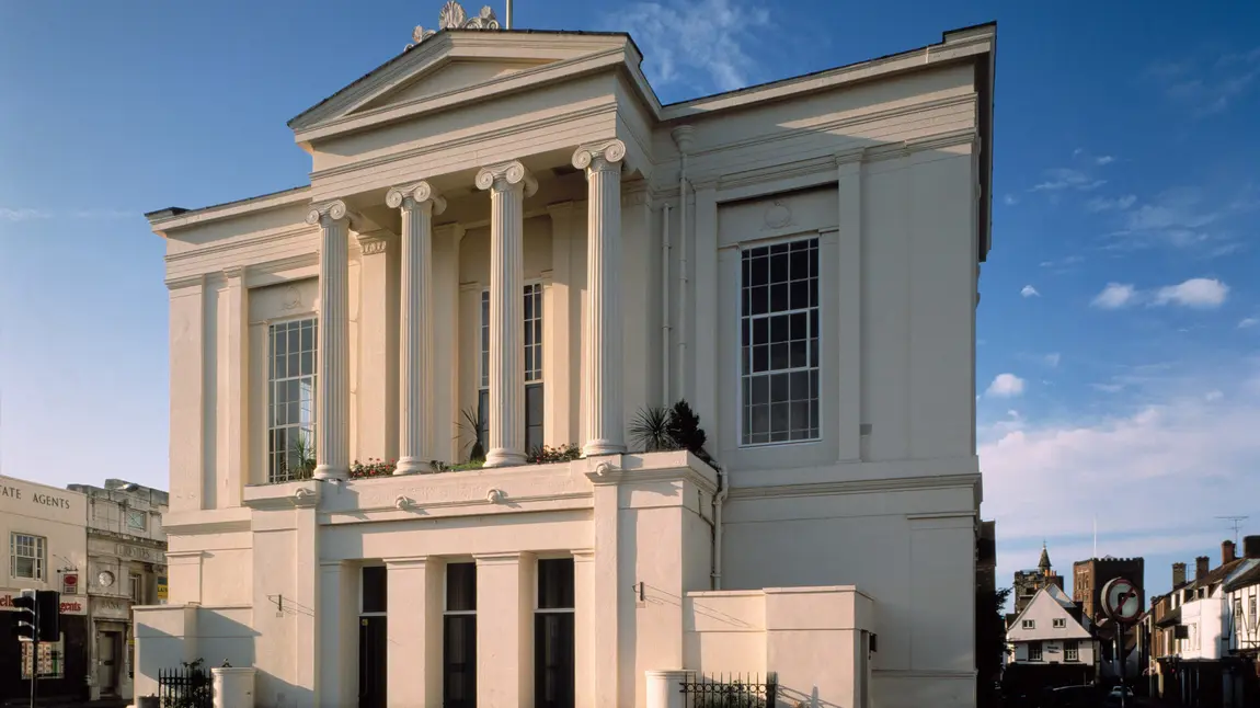 External view of Town Hall Museum and Gallery, St Albans 