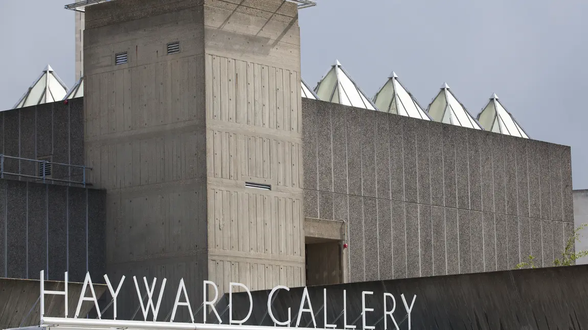 The roof and sign of the Southbank Centre's Hayward Gallery