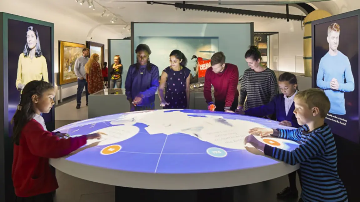 £4.7m Endeavour Galleries open at London's National Maritime Museum A world of adventure in the Polar World gallery