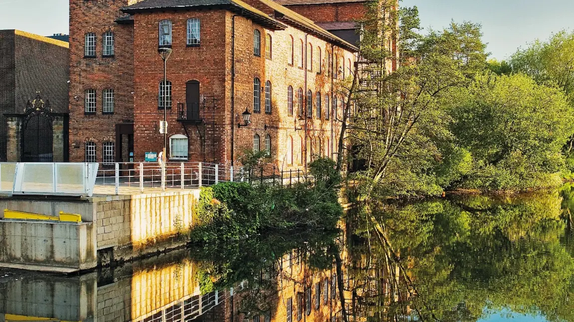 Derby Silk Mill seen from the river