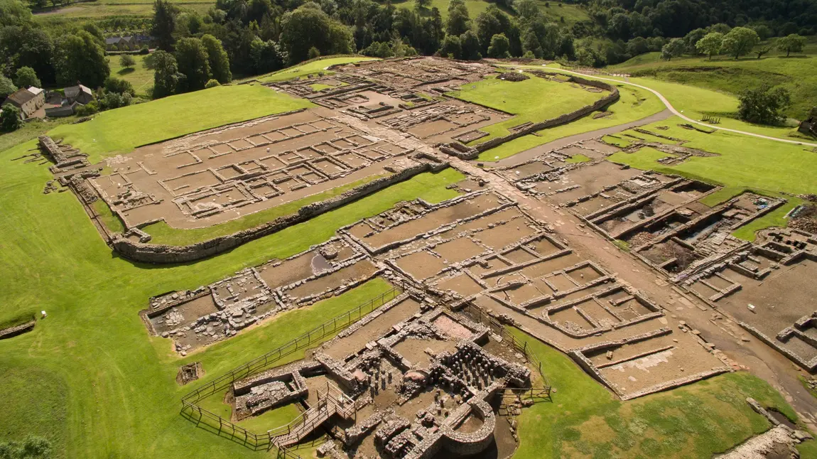 Secrets of Roman time capsule to be revealed View of the Vindolanda site where volunteers have been crucial