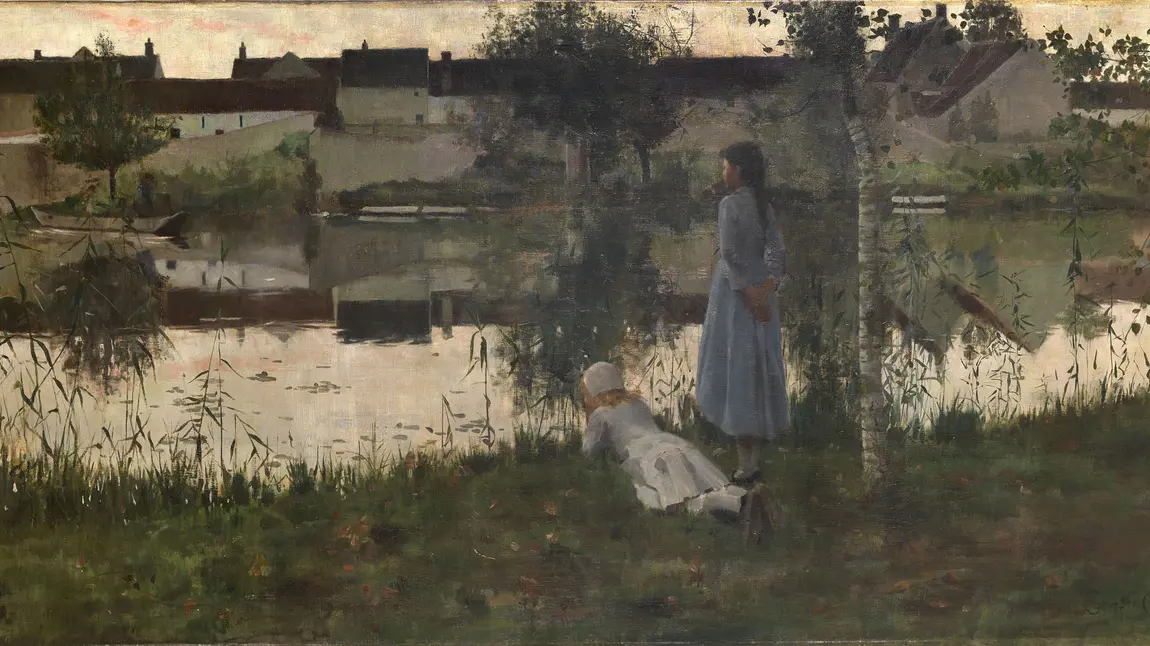 William Scotts painting Le Passeur