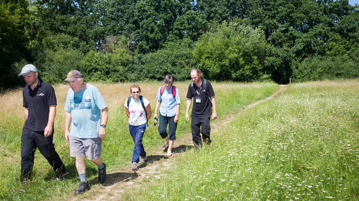 Changing lives: traineeship helps Darren give back to his local park Darren (right) with a group of Friends of Jubilee Country Park