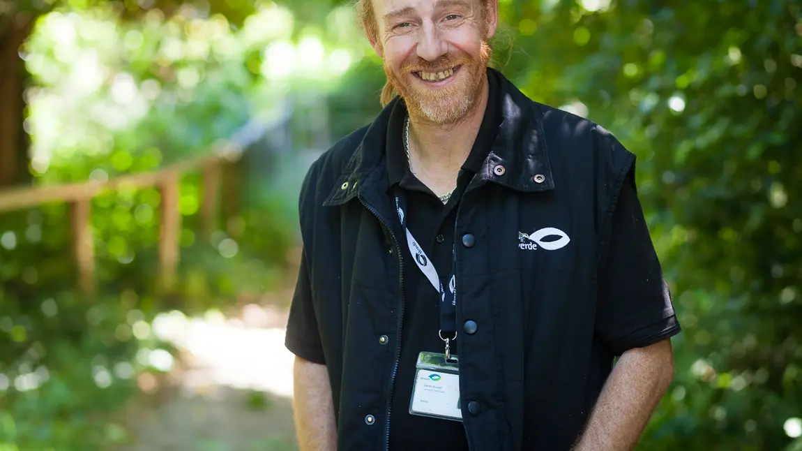 Changing lives: Traineeship helps Darren give back to his local park Darren in Jubilee Country Park, Bromley