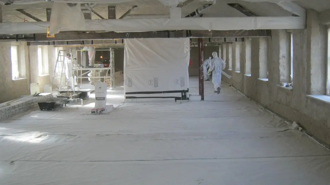 Scientists working at Cromford MIlls