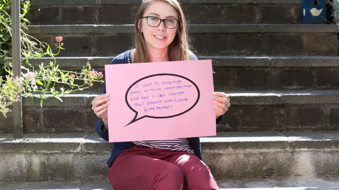 What Heritage Means to Me: Laura Hill Laura Hill at the Heritage Ambassadors' induction, June 2017