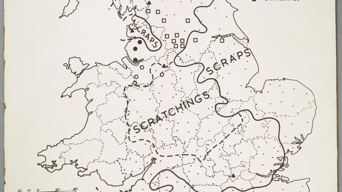 Do you ‘mash’, ‘make’, ‘mask’ or ‘scald’ your tea? A map showing the geographical spread of dialect words