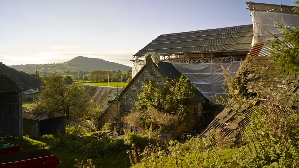 Heritage Lottery Fund awards £2.5million to the Landmark Trust to rescue rare medieval site Golygfa allanol Llwyn Celyn