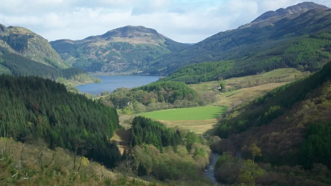 View of Callanders Pass in Loch Lomond & The Trossachs National Park